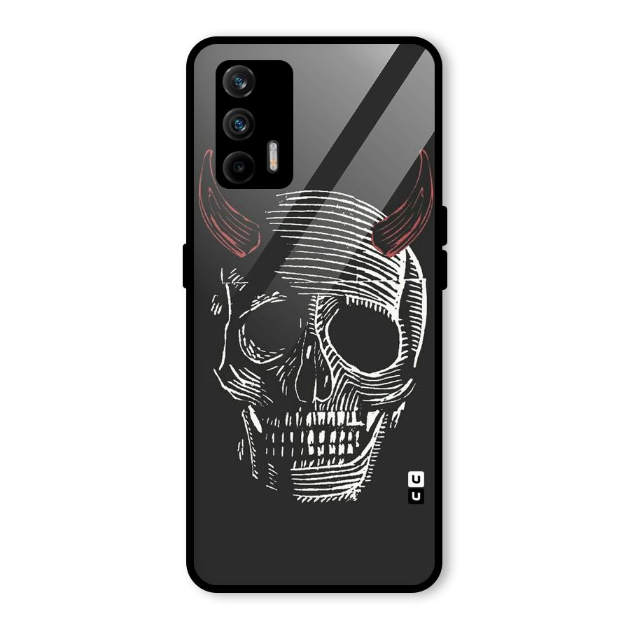 Spooky Face Glass Back Case for Realme GT 5G