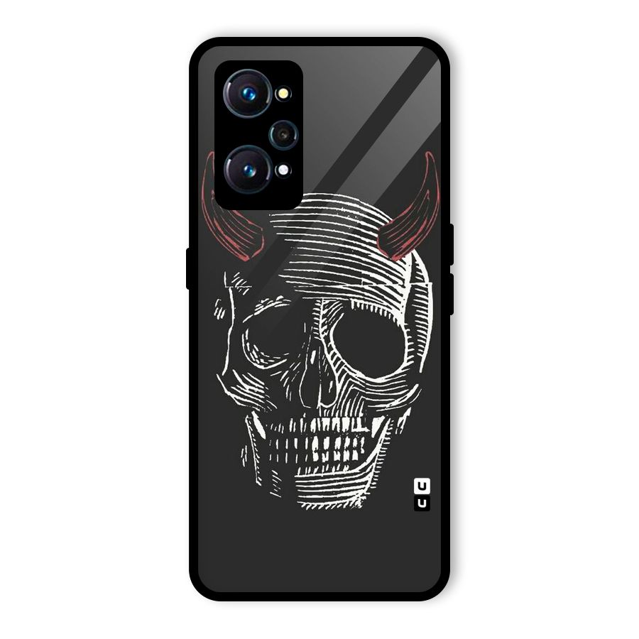 Spooky Face Glass Back Case for Realme GT Neo2