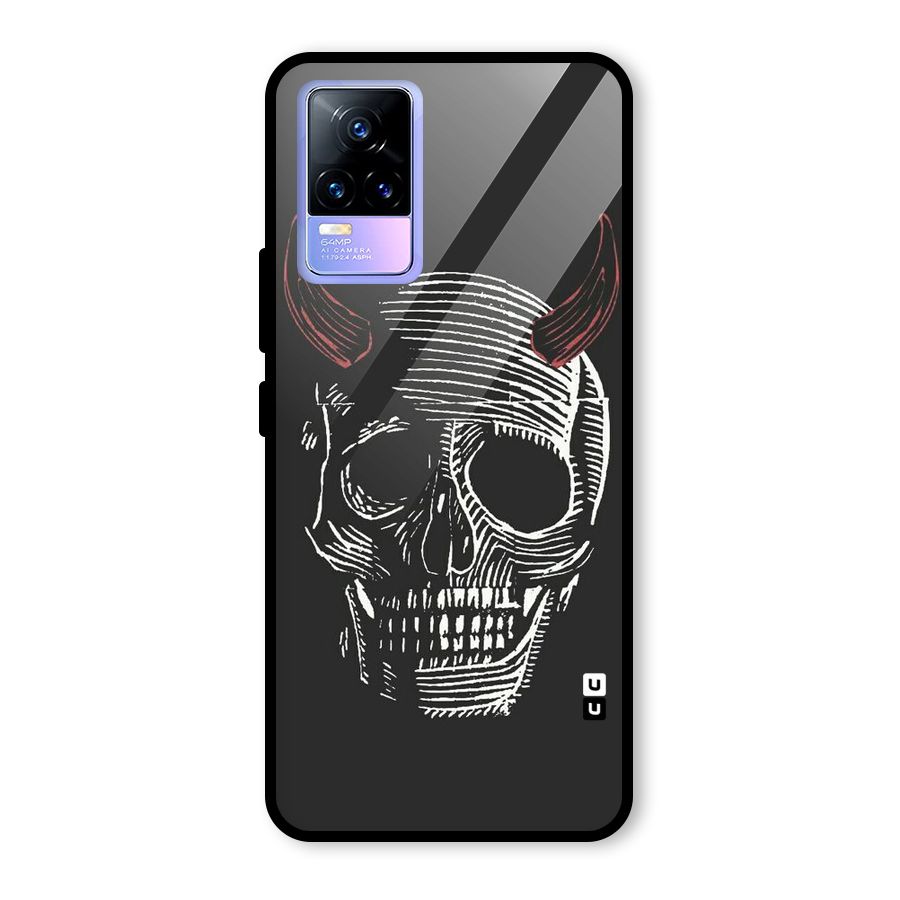 Spooky Face Glass Back Case for Vivo Y73