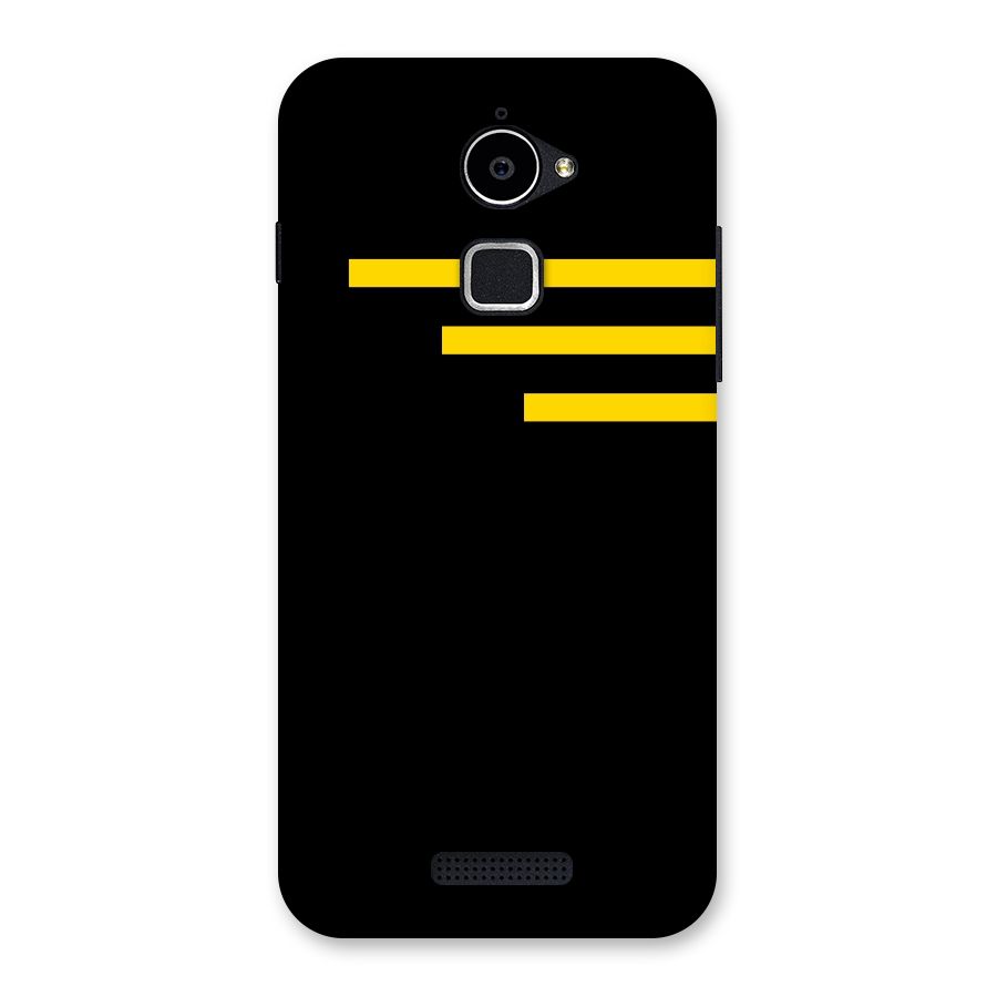 Sports Yellow Stripes Back Case for Coolpad Note 3 Lite