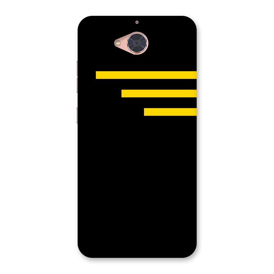 Sports Yellow Stripes Back Case for Gionee S6 Pro