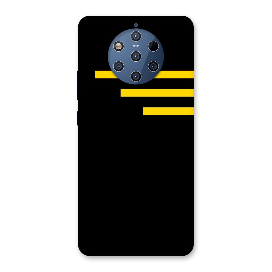 Sports Yellow Stripes Back Case for Nokia 9 PureView