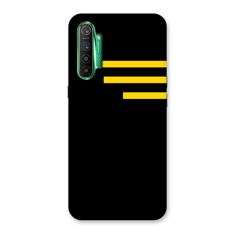 Sports Yellow Stripes Back Case for Realme X2