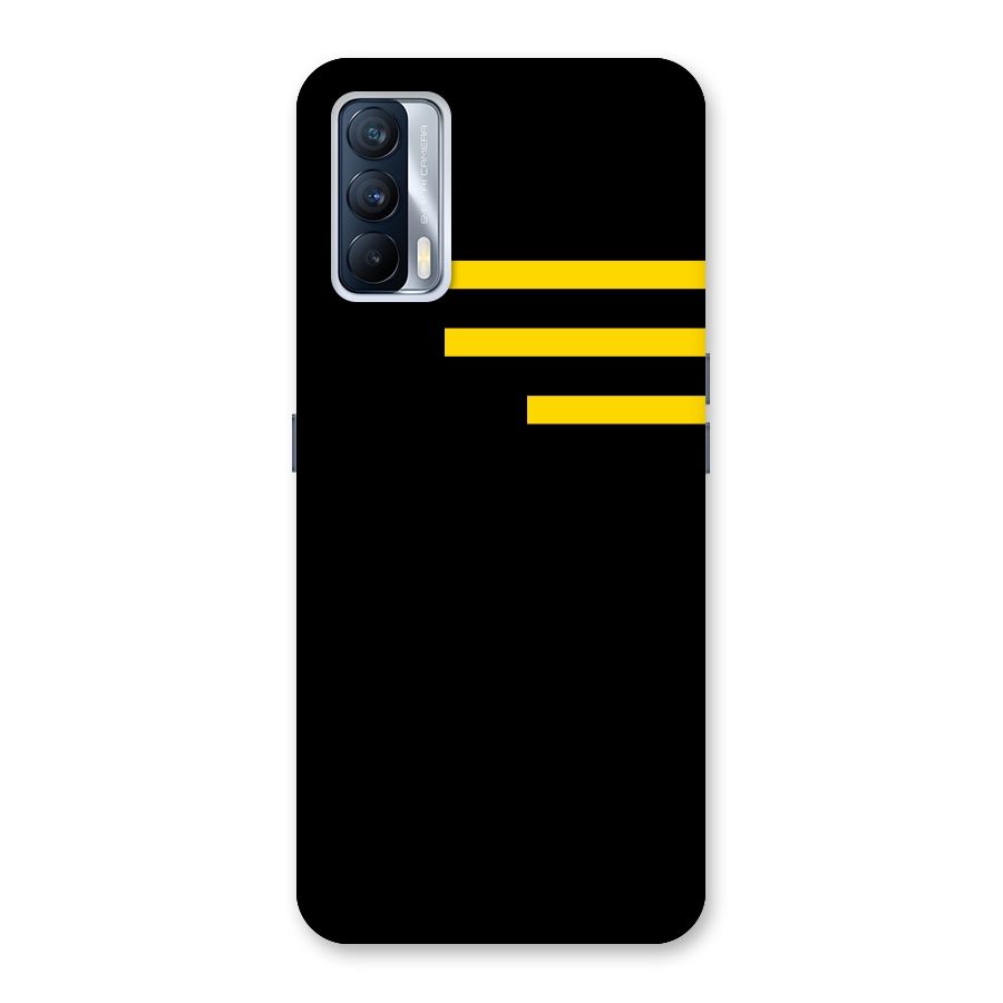 Sports Yellow Stripes Back Case for Realme X7