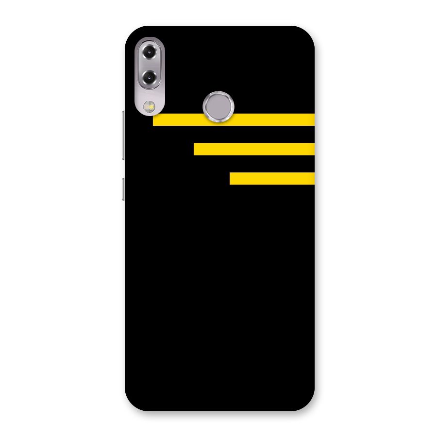 Sports Yellow Stripes Back Case for Zenfone 5Z