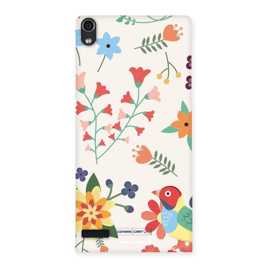 Spring Flowers Back Case for Ascend P6