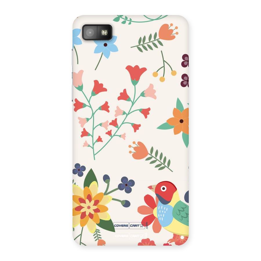 Spring Flowers Back Case for Blackberry Z10