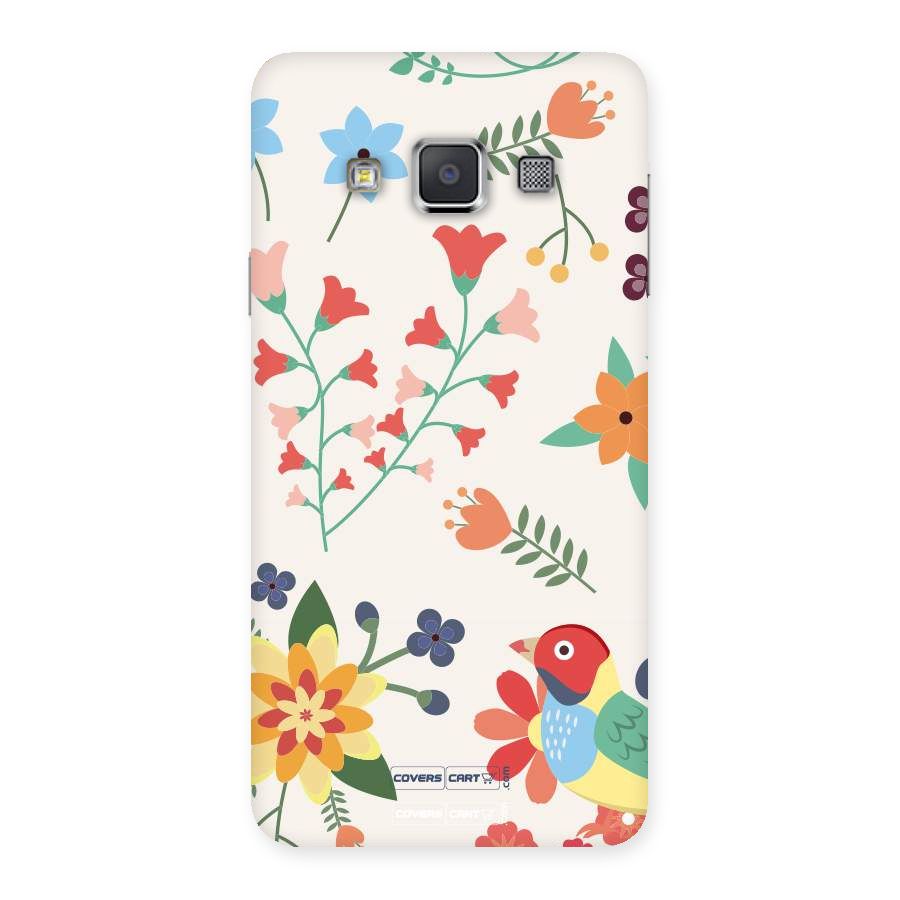 Spring Flowers Back Case for Galaxy A3