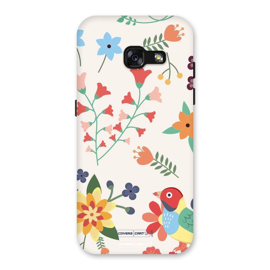 Spring Flowers Back Case for Galaxy A3 (2017)