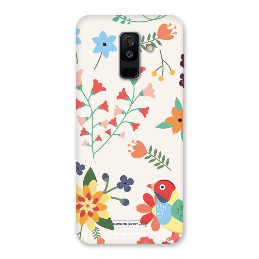 Spring Flowers Back Case for Galaxy A6 Plus