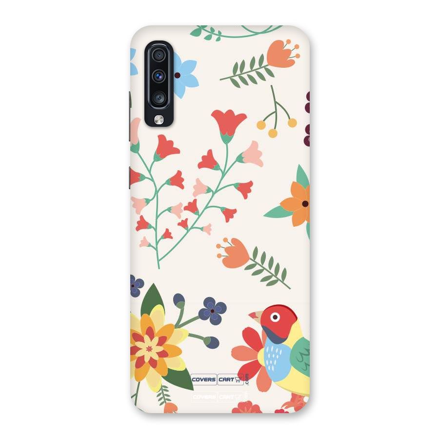 Spring Flowers Back Case for Galaxy A70s
