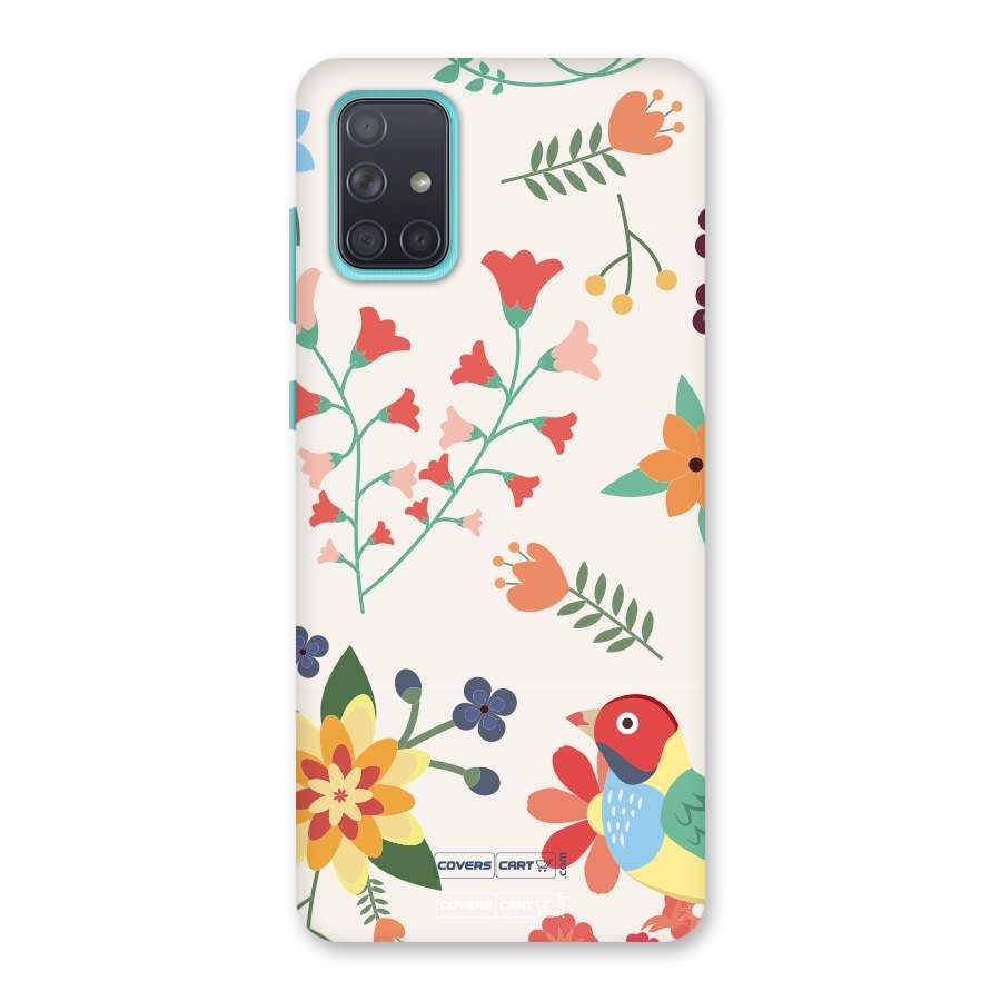 Spring Flowers Back Case for Galaxy A71