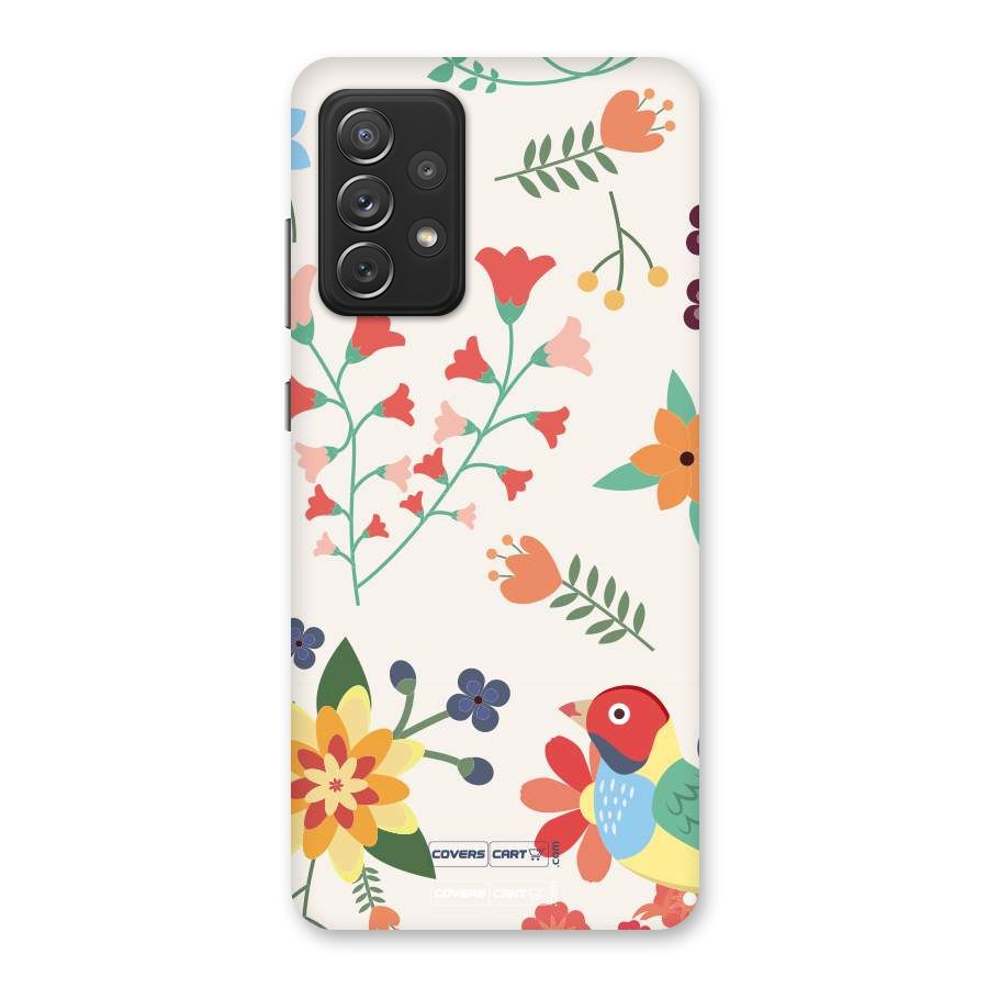 Spring Flowers Back Case for Galaxy A72