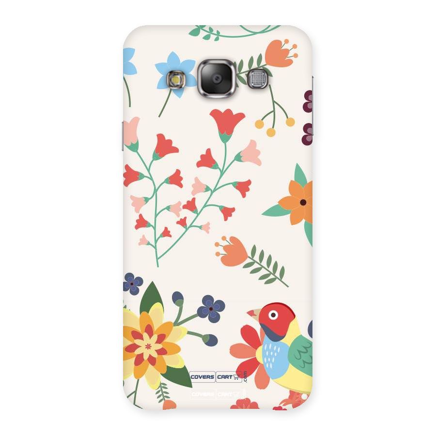 Spring Flowers Back Case for Galaxy E7