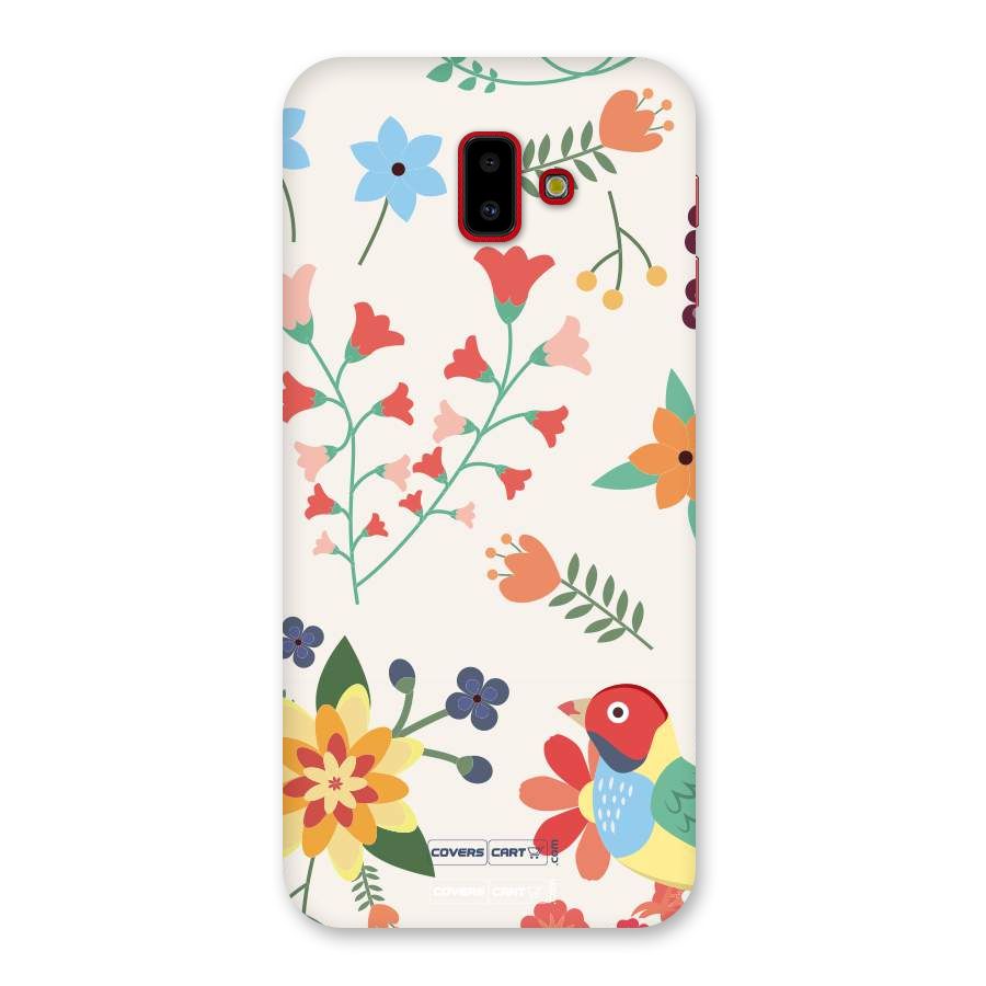 Spring Flowers Back Case for Galaxy J6 Plus