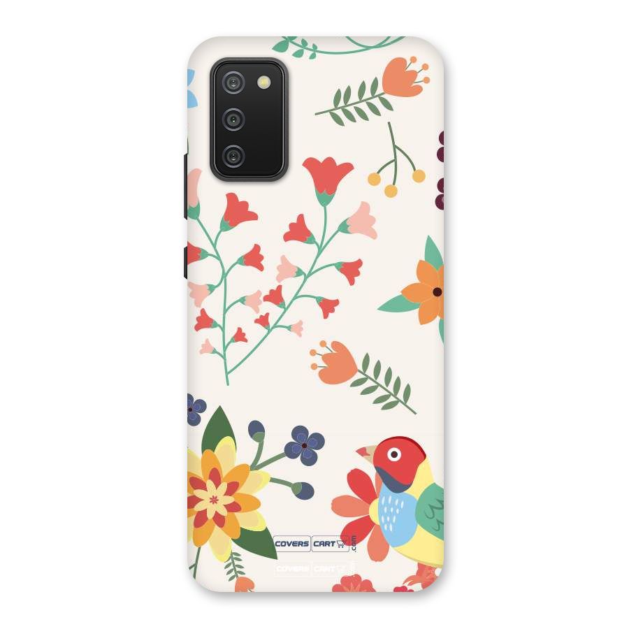 Spring Flowers Back Case for Galaxy M02s