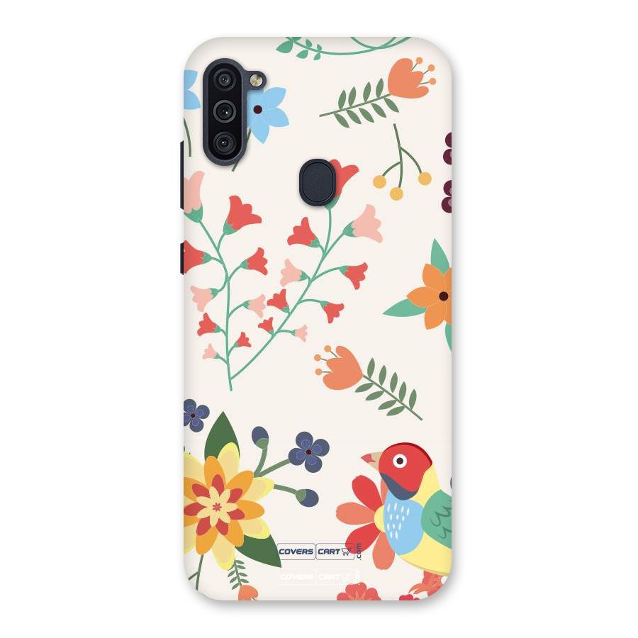 Spring Flowers Back Case for Galaxy M11