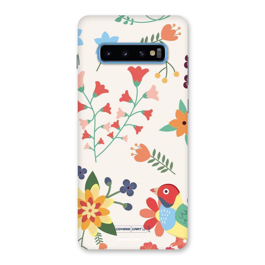 Spring Flowers Back Case for Galaxy S10 Plus