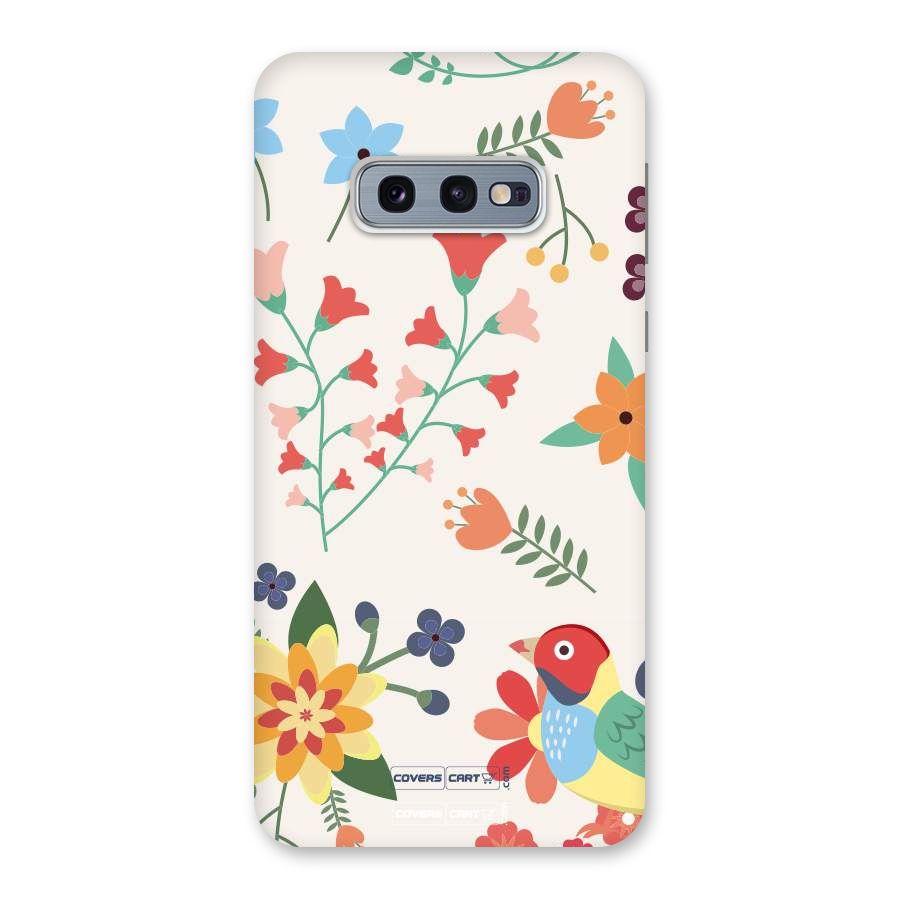 Spring Flowers Back Case for Galaxy S10e