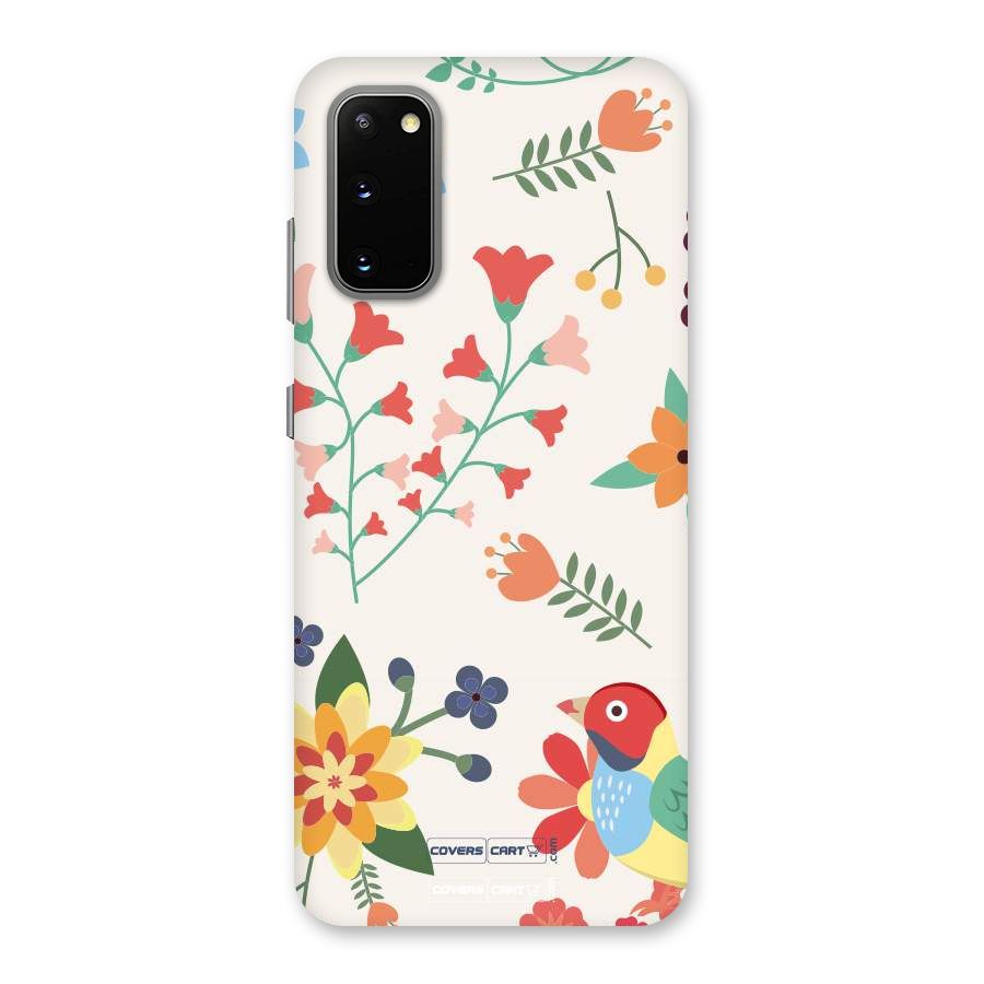 Spring Flowers Back Case for Galaxy S20
