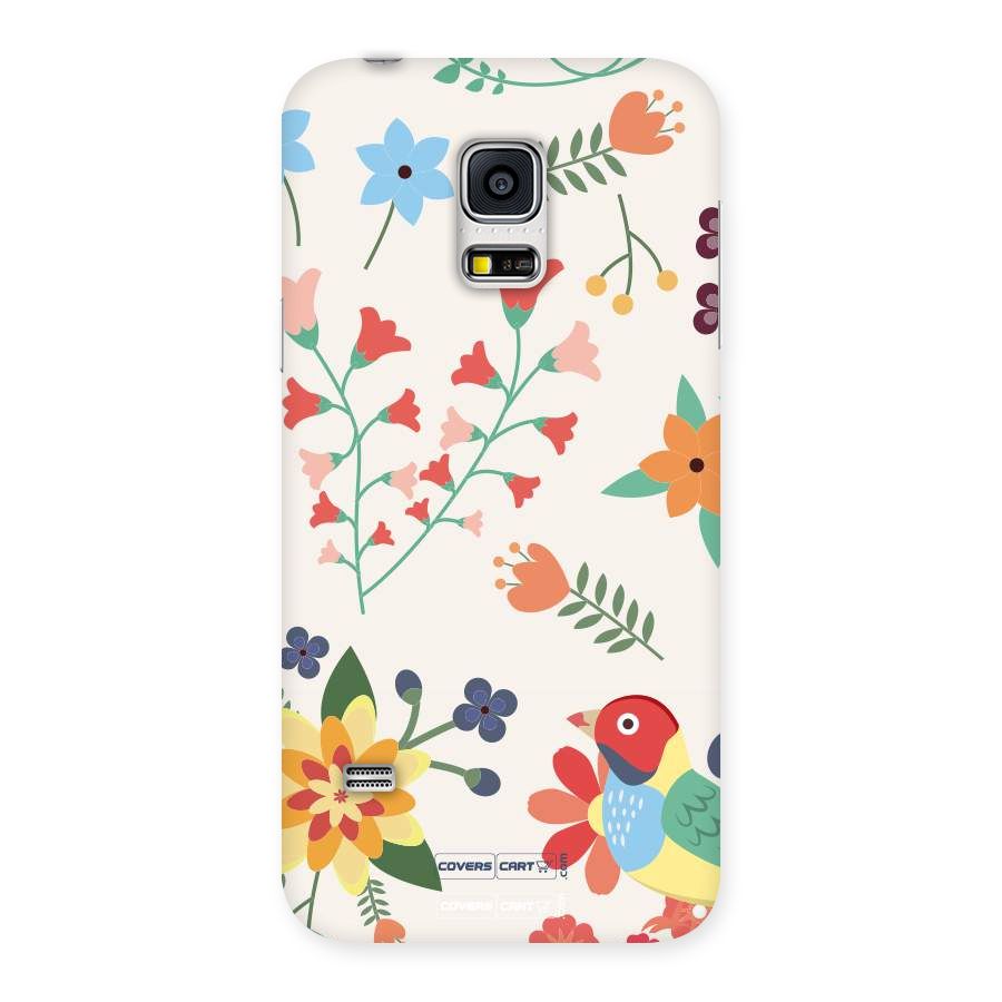 Spring Flowers Back Case for Galaxy S5 Mini