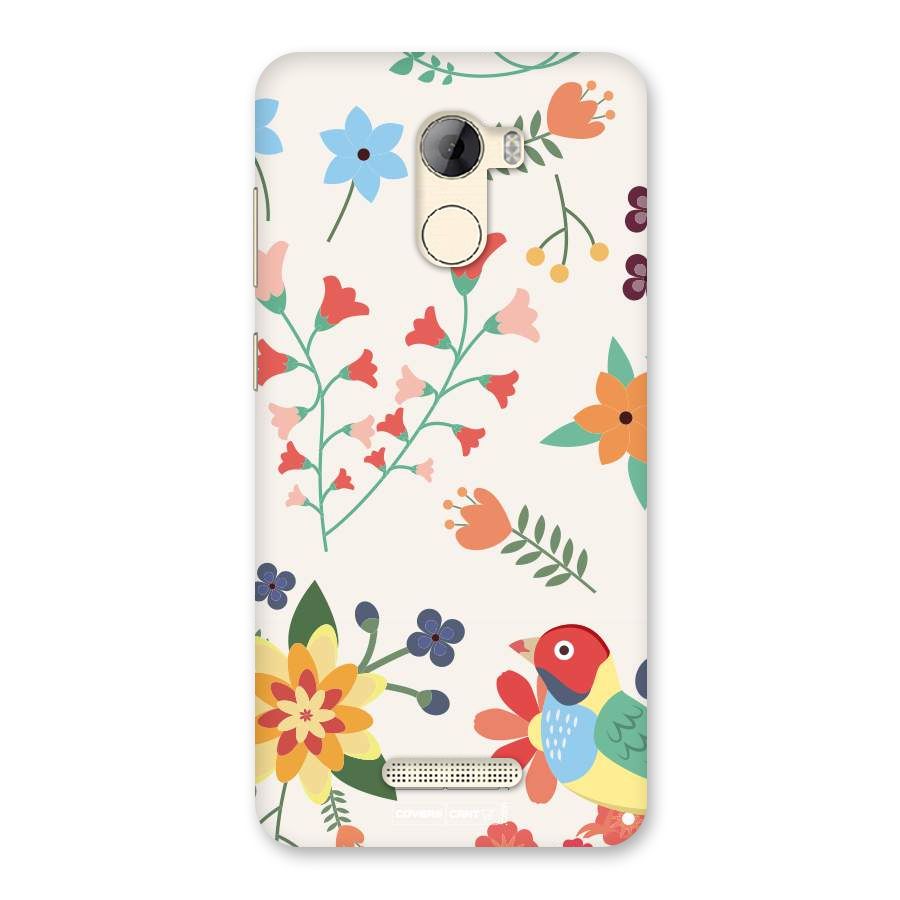 Spring Flowers Back Case for Gionee A1 LIte
