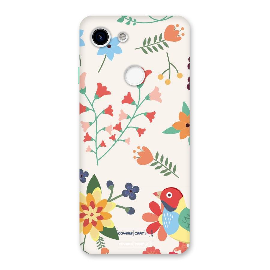 Spring Flowers Back Case for Google Pixel 3