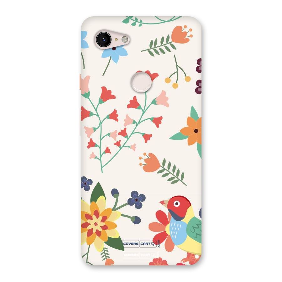 Spring Flowers Back Case for Google Pixel 3 XL