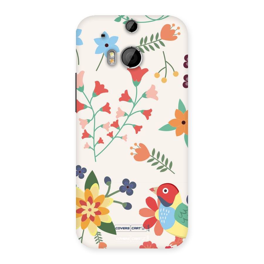 Spring Flowers Back Case for HTC One M8