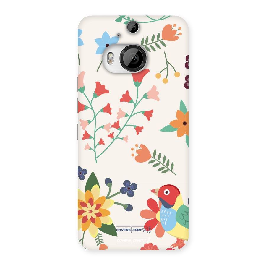 Spring Flowers Back Case for HTC One M9 Plus