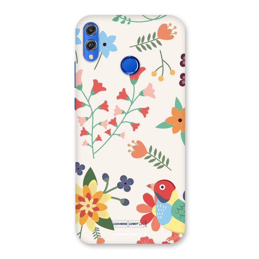 Spring Flowers Back Case for Honor 8X