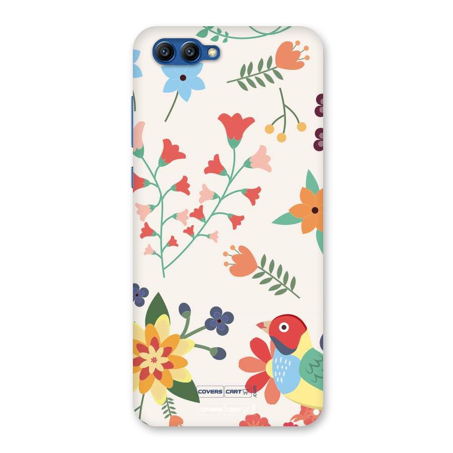 Spring Flowers Back Case for Honor View 10