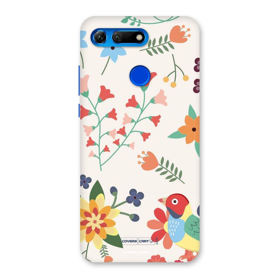 Spring Flowers Back Case for Honor View 20
