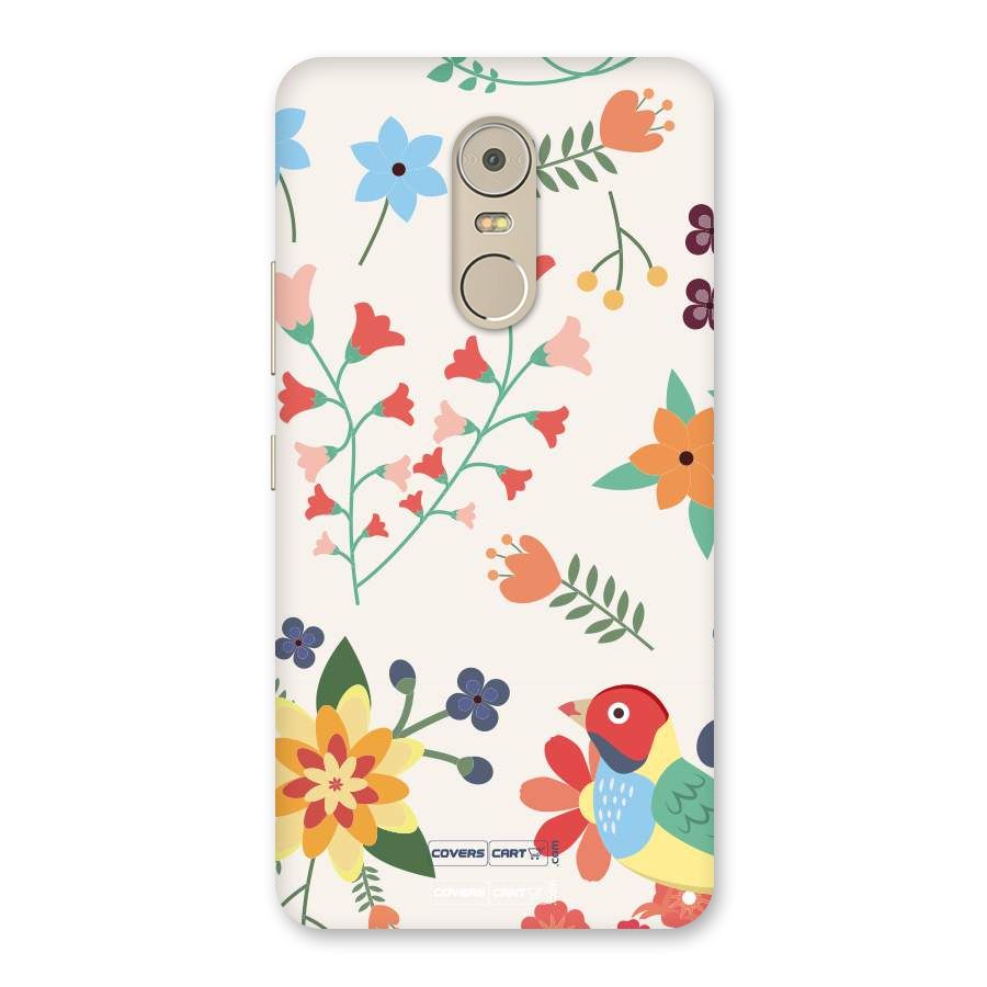 Spring Flowers Back Case for Lenovo K6 Note