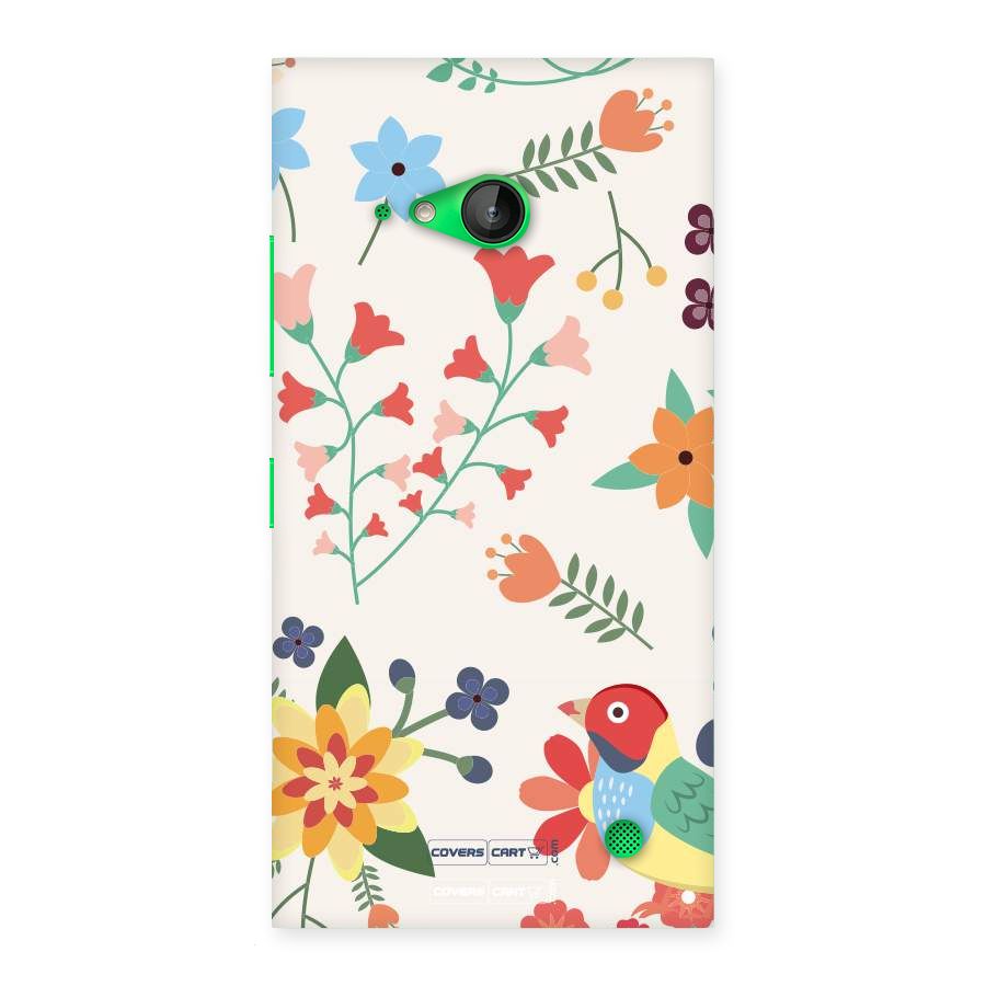 Spring Flowers Back Case for Lumia 730