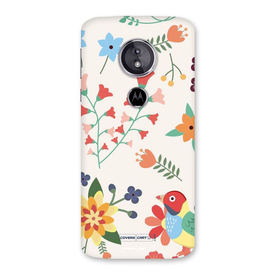 Spring Flowers Back Case for Moto E5