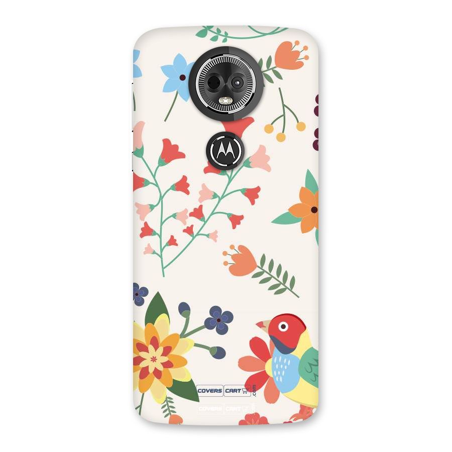 Spring Flowers Back Case for Moto E5 Plus