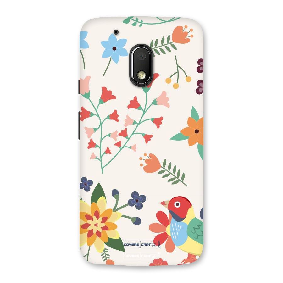 Spring Flowers Back Case for Moto G4 Play
