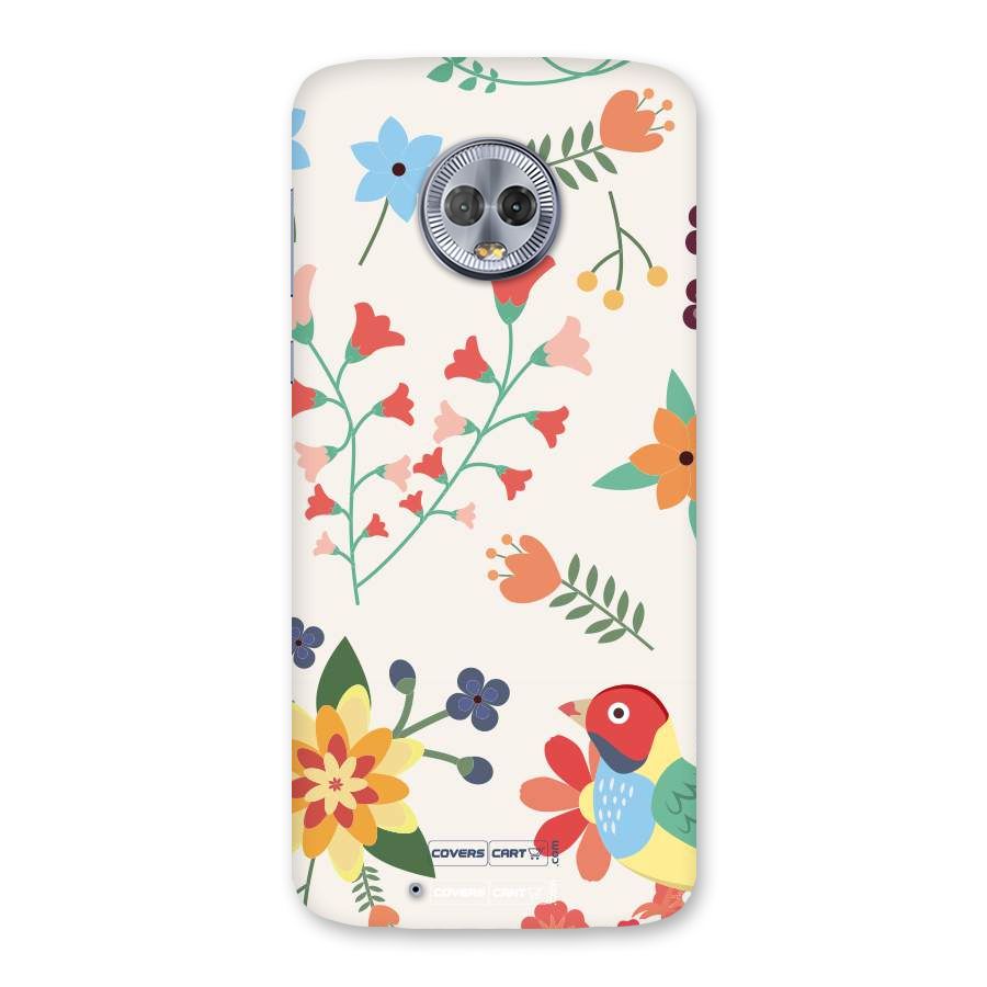 Spring Flowers Back Case for Moto G6