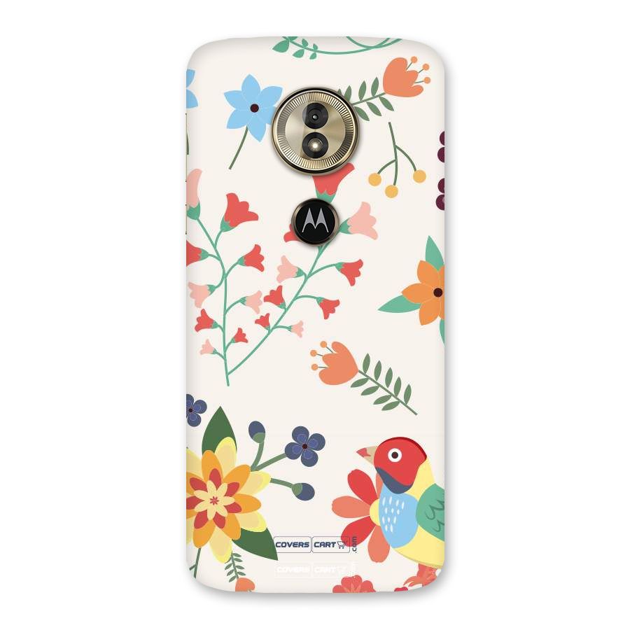 Spring Flowers Back Case for Moto G6 Play