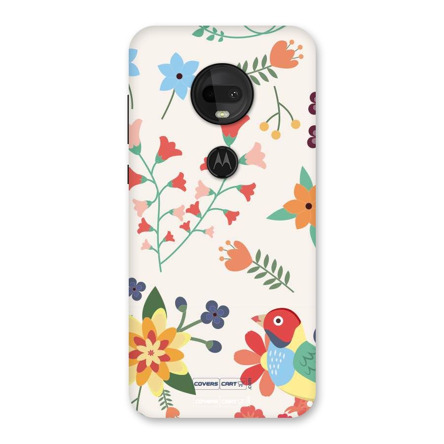 Spring Flowers Back Case for Moto G7