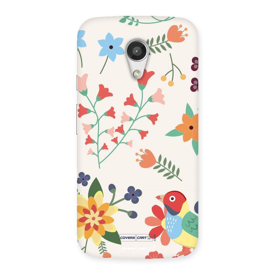 Spring Flowers Back Case for Moto G 2nd Gen