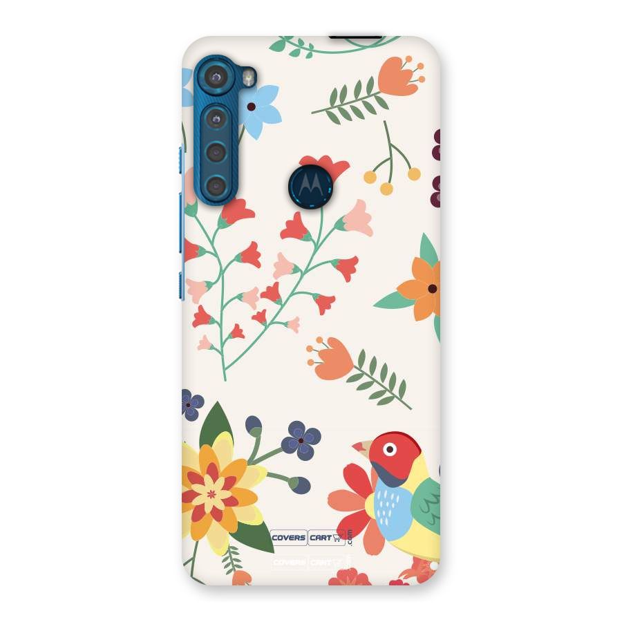 Spring Flowers Back Case for Motorola One Fusion Plus