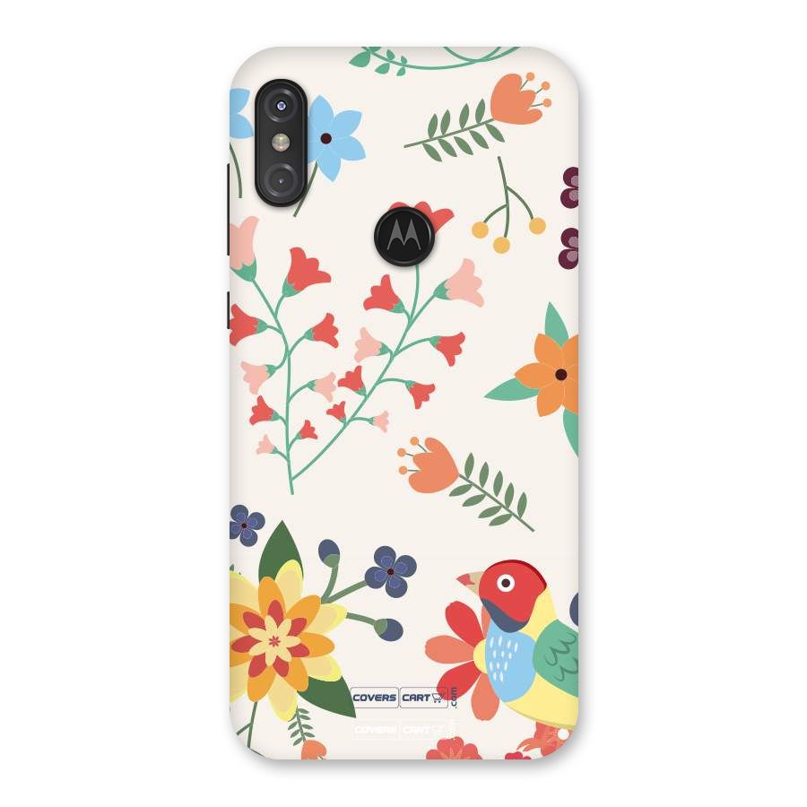Spring Flowers Back Case for Motorola One Power