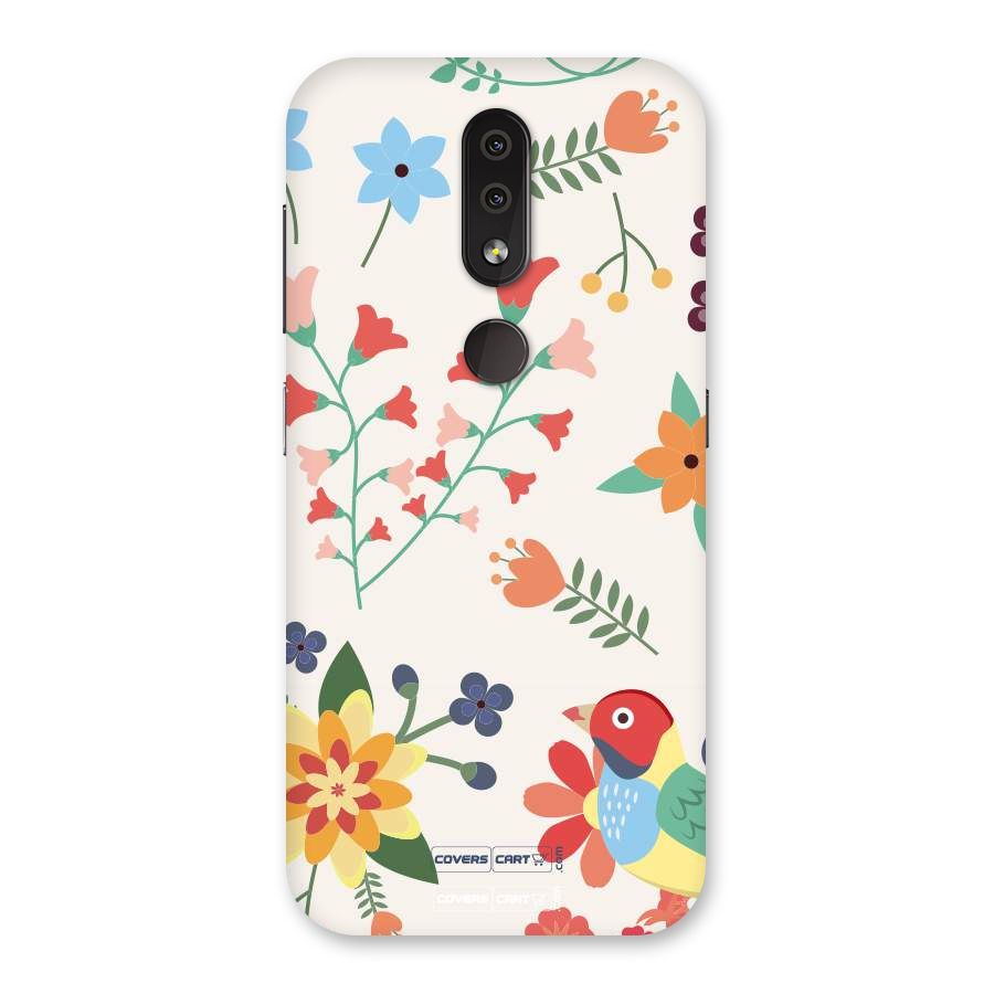 Spring Flowers Back Case for Nokia 4.2