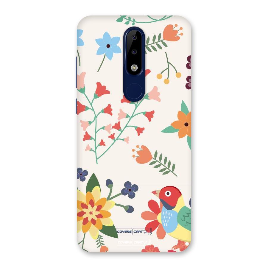 Spring Flowers Back Case for Nokia 5.1 Plus