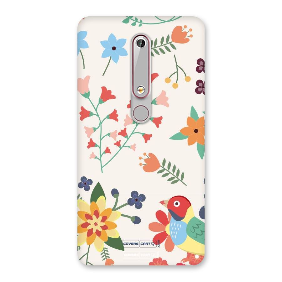 Spring Flowers Back Case for Nokia 6.1