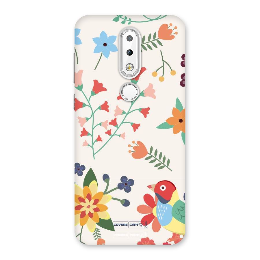 Spring Flowers Back Case for Nokia 6.1 Plus