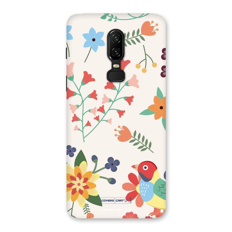 Spring Flowers Back Case for OnePlus 6