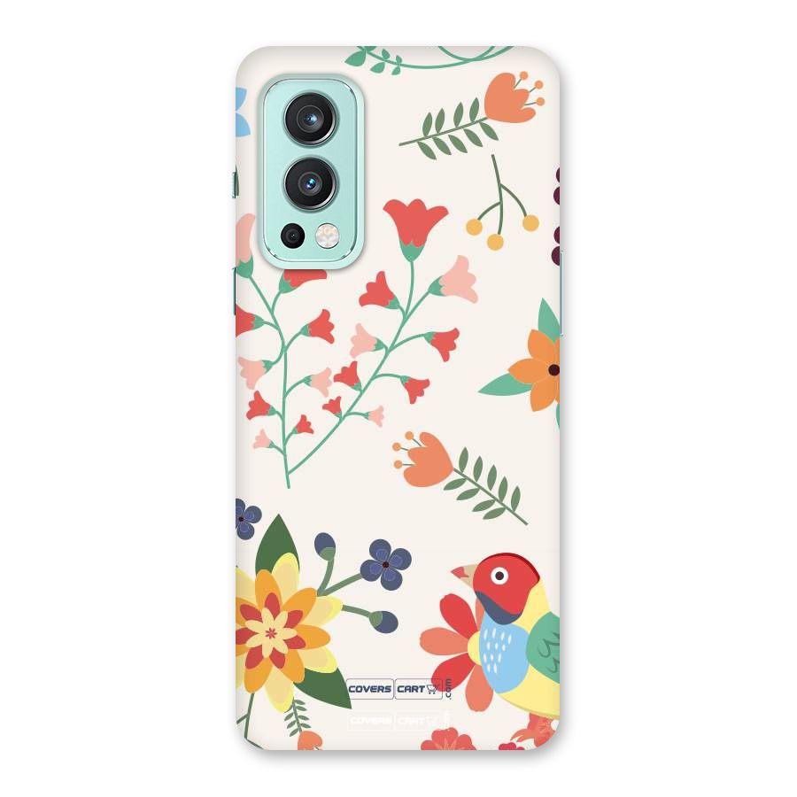 Spring Flowers Back Case for OnePlus Nord 2 5G